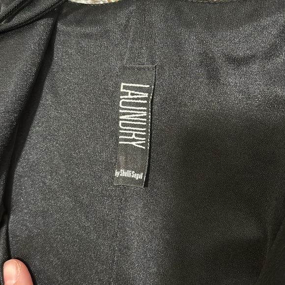 Shelli Segal Laundry black criss cross strap dress 6 - Picture 6 of 8